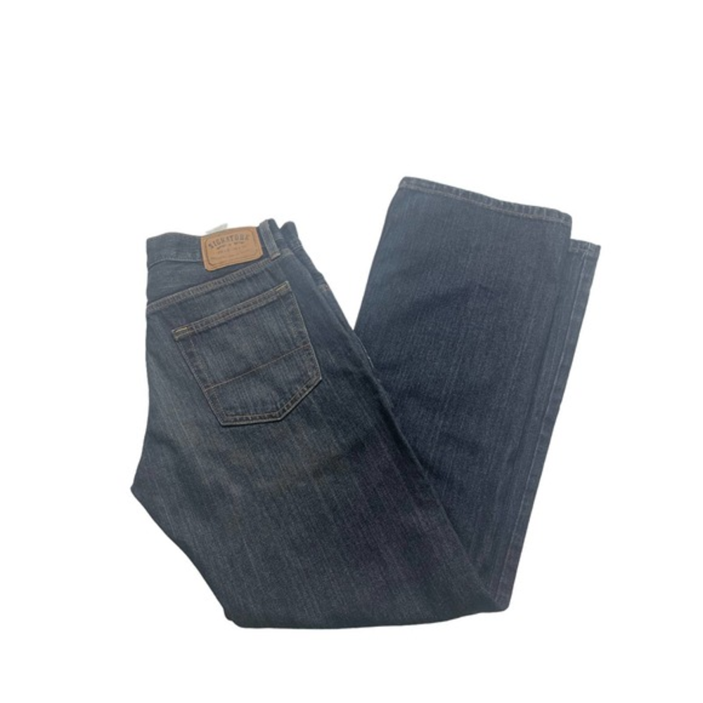 Levi Strauss Signature Womens Jeans Long Bootcut Denim Blue W 32"‎ Inseam 30
